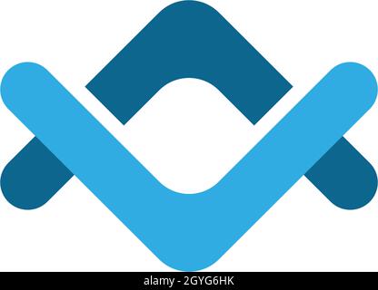 Business corporate abstract unity vector logo design template Stock Vector
