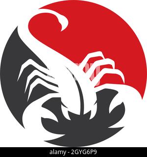 Scorpion Logo Template Vector illustration Stock Vector