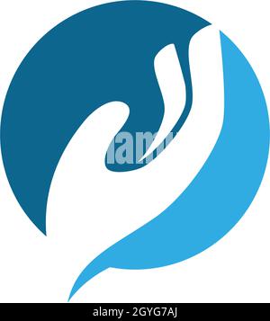 Hand Care Logo Template vector icon Business Stock Vector