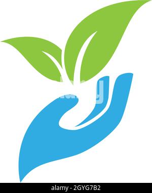Hand Care Logo Template vector icon Business Stock Vector