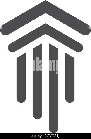 column Logo vector Template Stock Vector