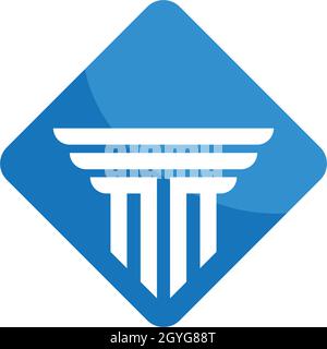 column Logo vector Template Stock Vector