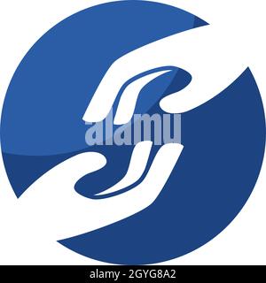 Hand Care Logo Template vector icon Business Stock Vector