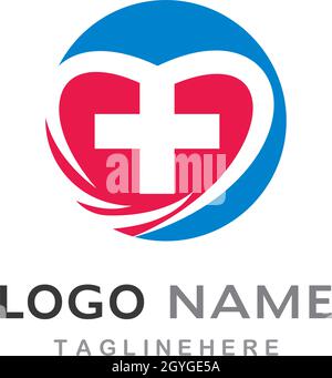 Health Medical Logo template vector illustration design Stock Vector