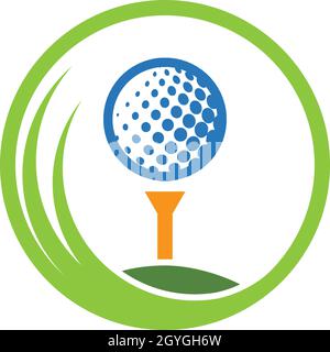 Golf Logo Template vector illustration design Stock Vector