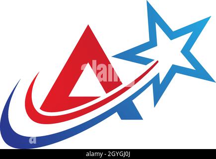 Star Logo Template Stock Vector