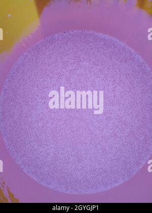 Soap bubbles in paint background texture beautiful Stock Photo