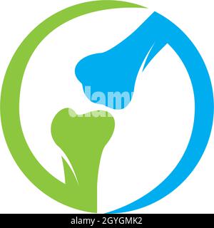 Bone logo vector template Stock Vector