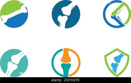 Bone logo vector template Stock Vector