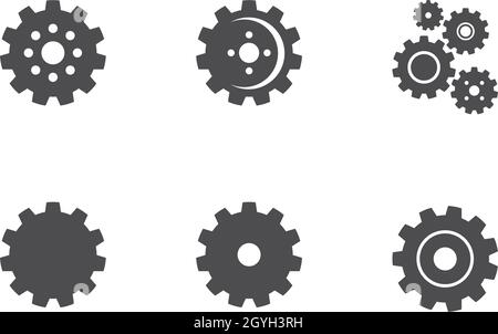 Gear Logo Template vector Stock Vector