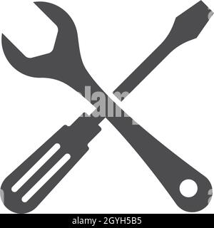 Service tools logo vector template Stock Vector