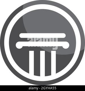 Pillar Logo vector Template Stock Vector
