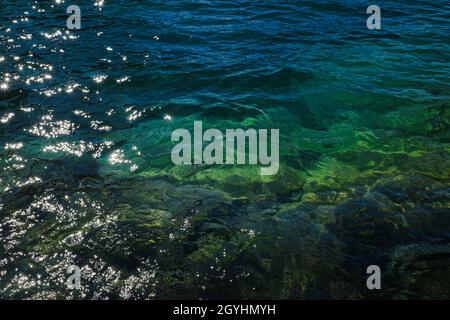 Natural Ocean saturation Stock Photo