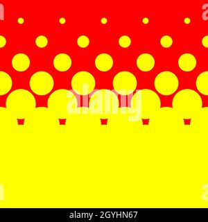 Pop art, polka dots, circles halftone, comic effect pattern - stock vector illustration, clip-art graphics Stock Vector