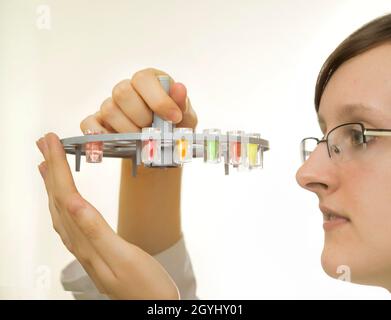 Jelly sweets analysis Stock Photo