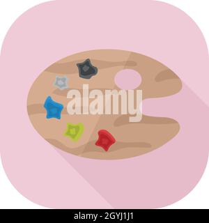 Art palette for drawing vector flat isolated Stock Vector Image & Art ...