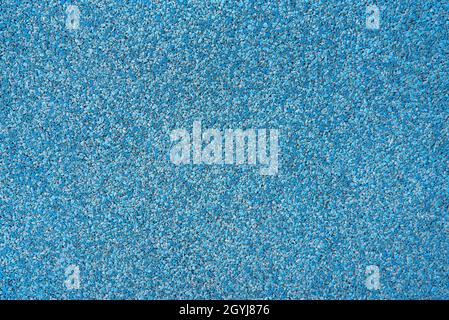 Blue bituminous texture close up. Stock Photo