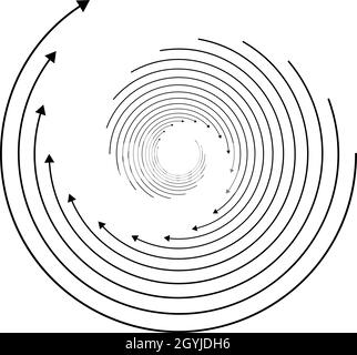 Circular arrows for steps, stages, phases concepts. Cyclic, cycle circle arrow infograph, presentation element - stock vector illustration, clip-art g Stock Vector