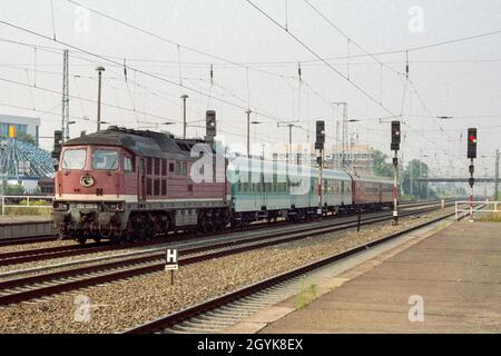 Locomotiva diesel 220 Immagini Stock