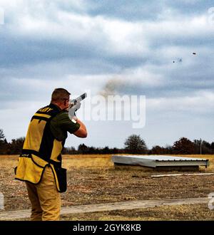 Sgt. 1st Class Brian Stoa a member of the All-Army Sports Team and Army’s American Skeet Team is currently serving as an Active Guard Reserve (AGR) Recruiter for the U.S. Army Reserves.     Growing up in Blooming Prairie, Minnesota Stoa enjoyed hunting, shooting and the outdoors.  He soon became avid in shooting competitively in American Trap, American Skeet and Sporting Clays.      Back in 2005, taking the job as a U.S. Army Recruiter and having no idea how many opportunities it would soon open for him, he says “I enjoy what I do in the military, and I can’t imagine you’d be able to go up to Stock Photo