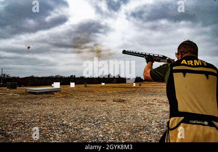 Sgt. 1st Class Brian Stoa a member of the All-Army Sports Team and Army’s American Skeet Team is currently serving as an Active Guard Reserve (AGR) Recruiter for the U.S. Army Reserves.     Growing up in Blooming Prairie, Minnesota Stoa enjoyed hunting, shooting and the outdoors.  He soon became avid in shooting competitively in American Trap, American Skeet and Sporting Clays.      Back in 2005, taking the job as a U.S. Army Recruiter and having no idea how many opportunities it would soon open for him, he says “I enjoy what I do in the military, and I can’t imagine you’d be able to go up to Stock Photo