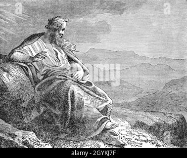 Moses Viewing the Promised Land Stock Photo - Alamy