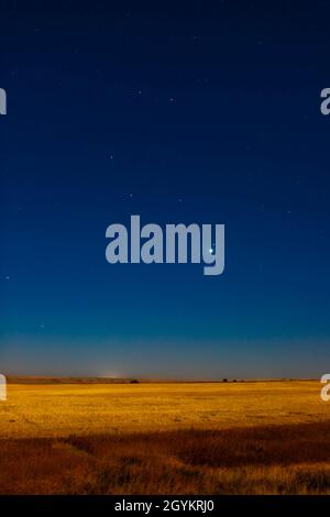 Venus and Regulus conjunction Stock Photo - Alamy