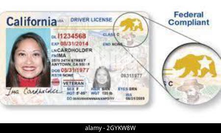 The REAL ID driver license and identification card issued by California ...