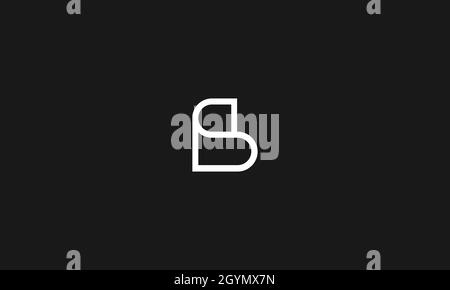 LETTERS SB OR BS LOGO DESIGN FOR ILLUSTRATION USE Stock Vector