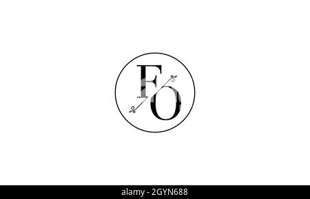 LETTERS FO LOGO DESIGN WITH NEGATIVE SPACE EFFECT FOR ILLUSTRATION USE Stock Vector