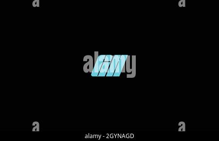 LETTERS GH LOGO DESIGN WITH NEGATIVE SPACE EFFECT FOR ILLUSTRATION USE Stock Vector