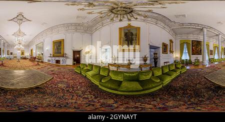 360 degree panoramic view of Golestan Palace , World Heritage