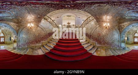 360 degree panoramic view of Golestan Palace , World Heritage