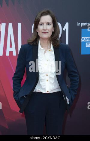 London, UK. 08th Oct, 2021. Joanna Hogg attending The Souvenir: Part II as part of the 65th BFI London Film Festival at the Royal Festival Hall in London, England on October 08, 2021. Photo by Aurore Marechal/ABACAPRESS.COM Credit: Abaca Press/Alamy Live News Stock Photo