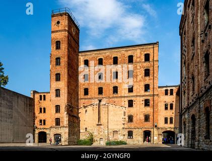 'Risiera di San Sabba', originally used as a rice-husking facility, during World War II was a Nazi concentration camp, in Trieste, northern Italy Stock Photo