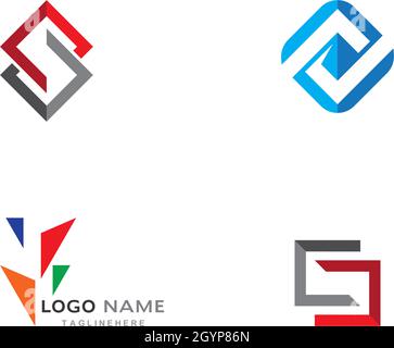 S letter logo Template Stock Vector