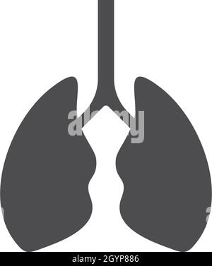 Lungs care logo vector template Stock Vector