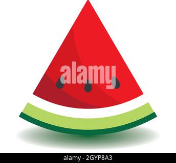 Watermelon icon Ilustration vector template Stock Vector