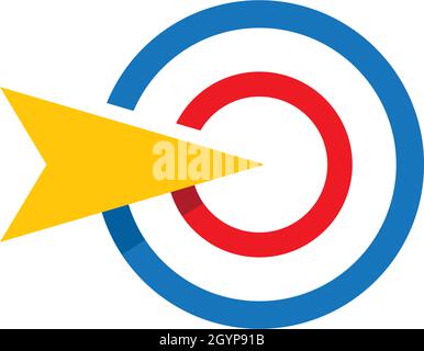 Target icon vector ilustration template Stock Vector