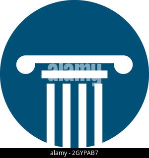 column Logo vector Template Stock Vector
