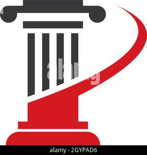 column Logo vector Template Stock Vector