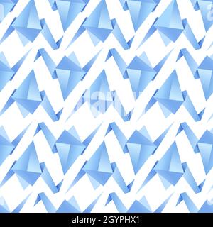 Seamless pattern with origami cranes. Vector illustration for fabric, print, clothing, wrapping paper, wallpaper. Stock Vector