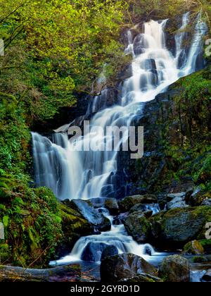 Torc Waterfall, Killarney National Park, Co. Kerry, Ireland Stock Photo