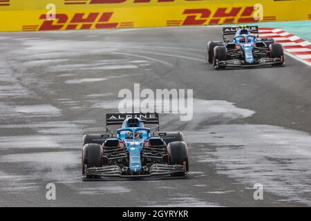 Tuzla, Turkey. 09th Oct, 2021. during the Formula 1 Rolex Turkish Grand Prix 2021, 16th round of the 2021 FIA Formula One World Championship from October 8 to 10, 2021 on the Istanbul Park, in Tuzla, Turkey - Photo: Francois Flamand/DPPI/LiveMedia Credit: Independent Photo Agency/Alamy Live News Stock Photo