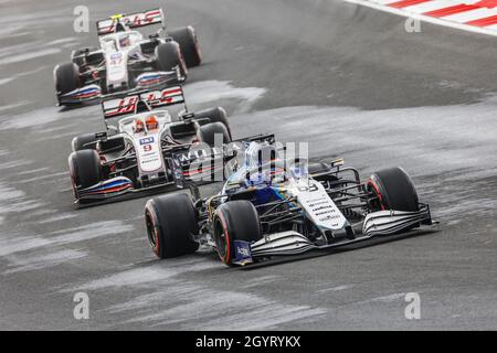 Tuzla, Turkey. 09th Oct, 2021. during the Formula 1 Rolex Turkish Grand Prix 2021, 16th round of the 2021 FIA Formula One World Championship from October 8 to 10, 2021 on the Istanbul Park, in Tuzla, Turkey - Photo: Francois Flamand/DPPI/LiveMedia Credit: Independent Photo Agency/Alamy Live News Stock Photo