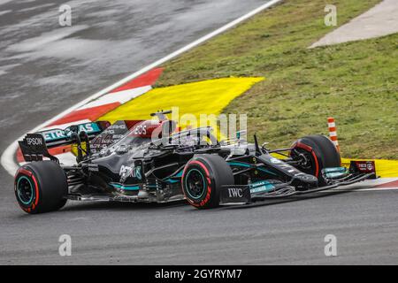 Tuzla, Turkey. 09th Oct, 2021. during the Formula 1 Rolex Turkish Grand Prix 2021, 16th round of the 2021 FIA Formula One World Championship from October 8 to 10, 2021 on the Istanbul Park, in Tuzla, Turkey - Photo: Francois Flamand/DPPI/LiveMedia Credit: Independent Photo Agency/Alamy Live News Stock Photo