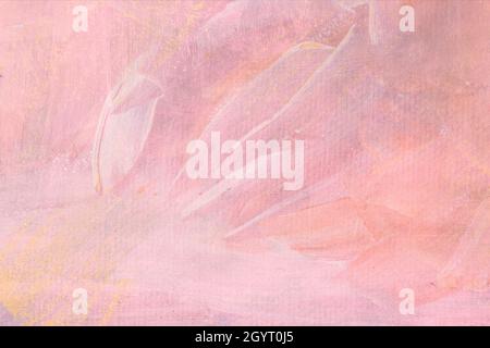 Pink painting detail abstract background or texture Stock Photo