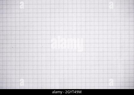 Squared graph paper loose leaf texture Stock Photo