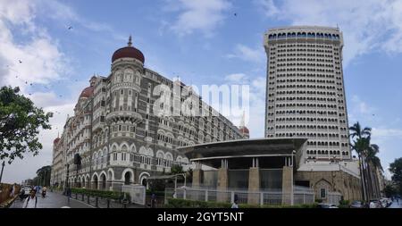 Taj Hotels is a chain of luxury hotels and a subsidiary of the Indian Hotels Company Limited, headquartered at Express Towers, Nariman Point, Mumbai. Stock Photo