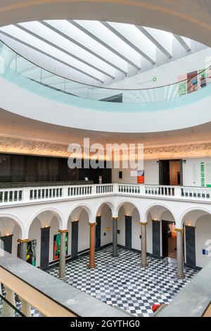 Interior of Aberdeen Art Gallery, Aberdeen, Scotland, UK Stock Photo